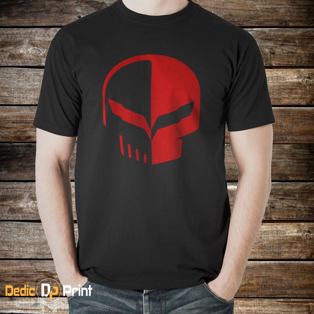 Corvette C7.R Racing Stingray Jake Skull T-Shirt